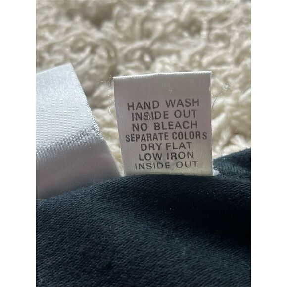 Vintage Michael Simon Fall Scarecrow Black Cardigan Sweater Women’s Large - Picture 8 of 8